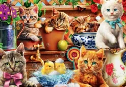 Adrian Chesterman - Kittens in the Potting Shed