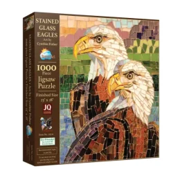 Aigles en Vitrail