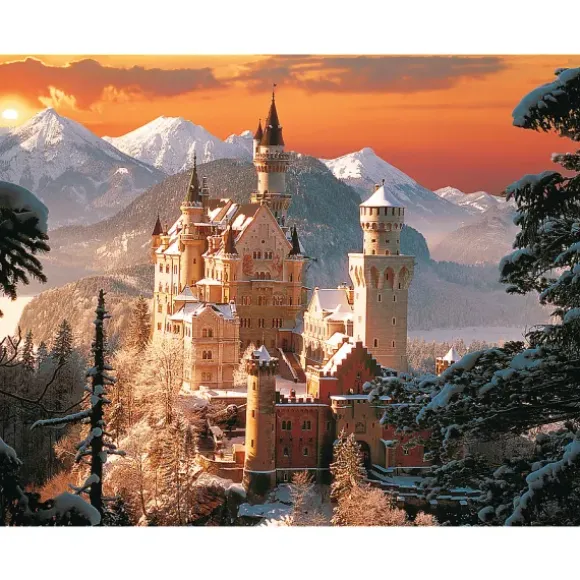Allemagne : Neuschwanstein sous la neige