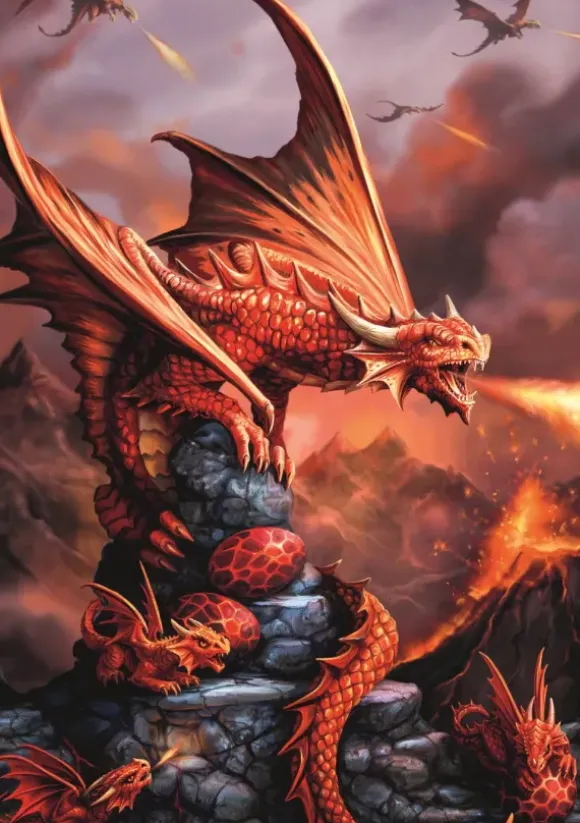 Anne Stokes - Collection Fantasy : Dragon de Feu