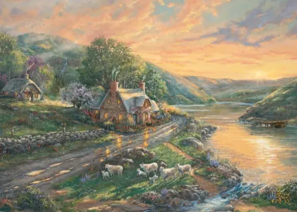 Aube à Emerald Valley