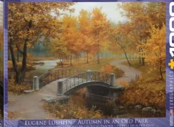 Autumn in an Old Park by Eugene Lushpin