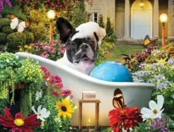 Bain Moussant dans le Jardin