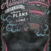 Black Board Puzzle - Travel