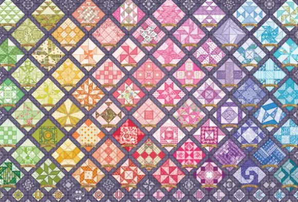 Blocs de Quilt à Quatre Carrés
