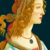 Botticelli Sandro - Sandro Botticelli - Idealized Portrait of a Lady, 1480