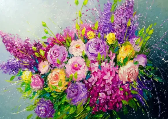 Bouquet de Roses pour Elle