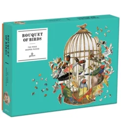 Bouquet d'Oiseaux - Puzzle Forme de 750 pièces