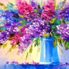 Bouquet of Lilacs in a Vase