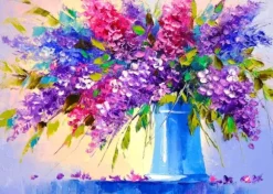 Bouquet of Lilacs in a Vase