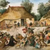 Brueghel Pieter - Brueghel - Le Repas de Noce, 1568