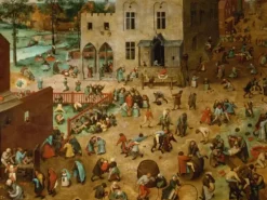 Brueghel Pieter - Brueghel Pieter : Les Jeux d'enfants, 1560
