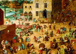 Brueghel Pieter - Pieter Bruegel the Elder - Children's Games, 1560