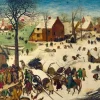 Brueghel Pieter - Pieter Bruegel the Elder - The Census at Bethlehem, 1566