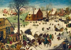 Brueghel Pieter - Pieter Bruegel the Elder - The Census at Bethlehem, 1566