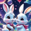 Bunnies in Love