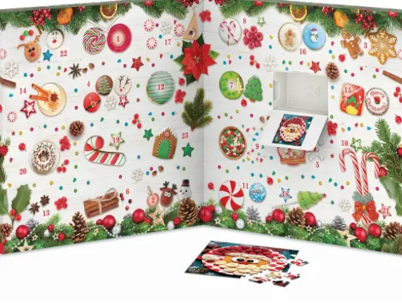 Calendrier de l'Avent - Délices de Noël - 24 Puzzles