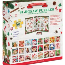 Calendrier de l'Avent - Délices de Noël - 24 Puzzles