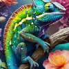 Caméléon Coloré