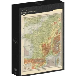 Carte de la France Physique - Larousse, 1925