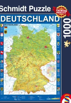 Carte de l'Allemagne