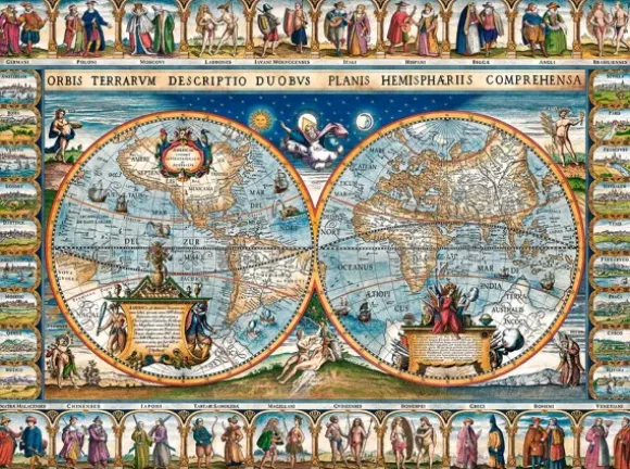 Carte du Monde, 1639