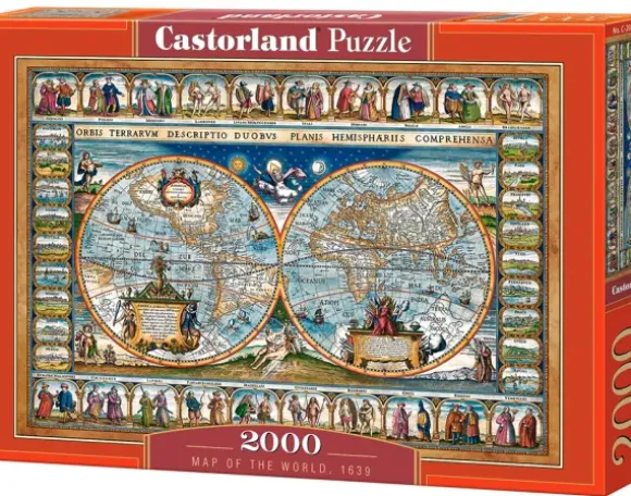 Carte du Monde, 1639
