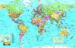 Carte du Monde (en anglais)