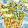 Cartoon Collection - Carte des USA