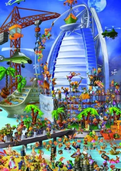 Cartoon Collection - Construction du Burj Al Arab