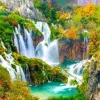 Cascades de Plitvice en Automne