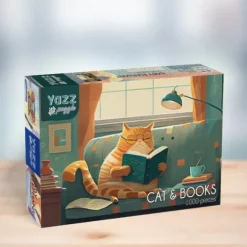 Cat & Books