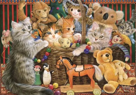 Cats in the Toy box