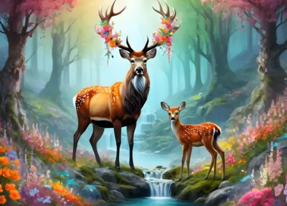 Cerf Majestueux