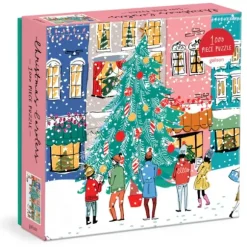 Chanteurs de Noël - Puzzle de 1000 Pièces en Boîte Carré