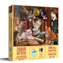 Chatons dans la Librairie