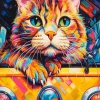 Chat qui Voyage en Buse