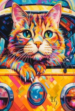 Chat qui Voyage en Buse