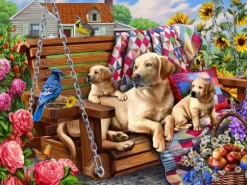 Chiens et Courtepointes