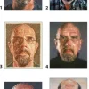 Chuck Close - 12 cubes pour six autoportraits