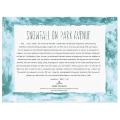 Chutes de Neige sur Park Avenue - Puzzle 1000 Pièces