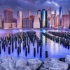 Cloudy Sky Over Manhattan, New York