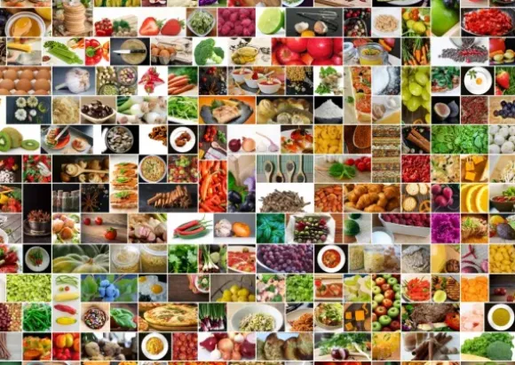 Collage - Couleurs dans la Cuisine