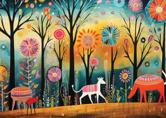 Colorful Forest