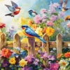 Connecting Pieces - Birds