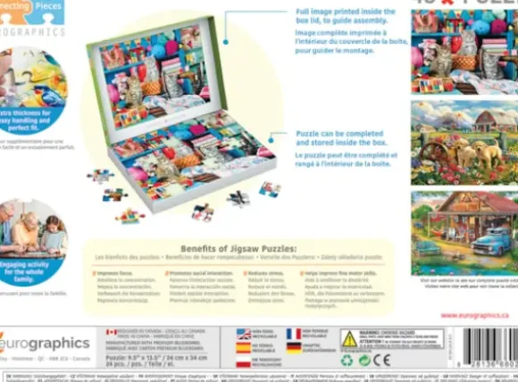 Connecting Pieces - Des Chatons dans l'Atelier de Couture