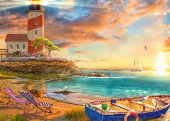 Coucher de Soleil sur la Baie du Phare