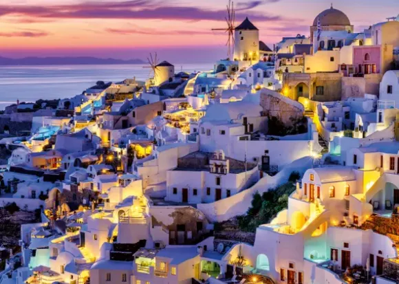Coucher de Soleil sur Santorin