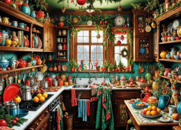Cuisine Rustique de Noël