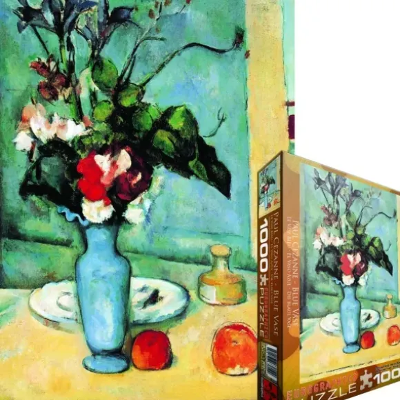 Cézanne Paul - Paul Cezanne : Le Vase Bleu (détail)